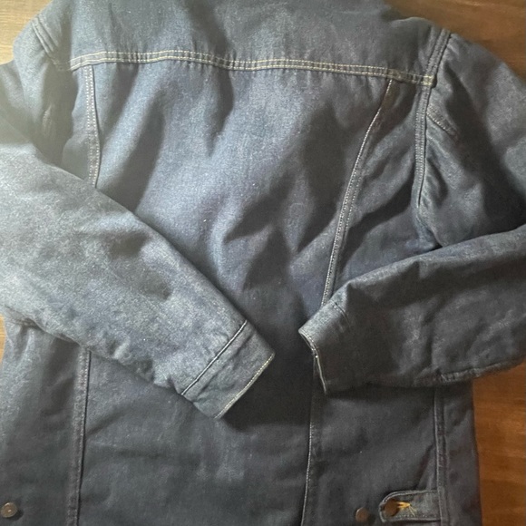 Vintage Sears Roebucks Western Wear Denim Jean Sherpa Jacket Perfect condition! - Picture 5 of 5